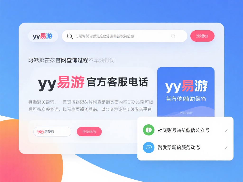 如何快速查询YY易游最新联系方式的方法步骤