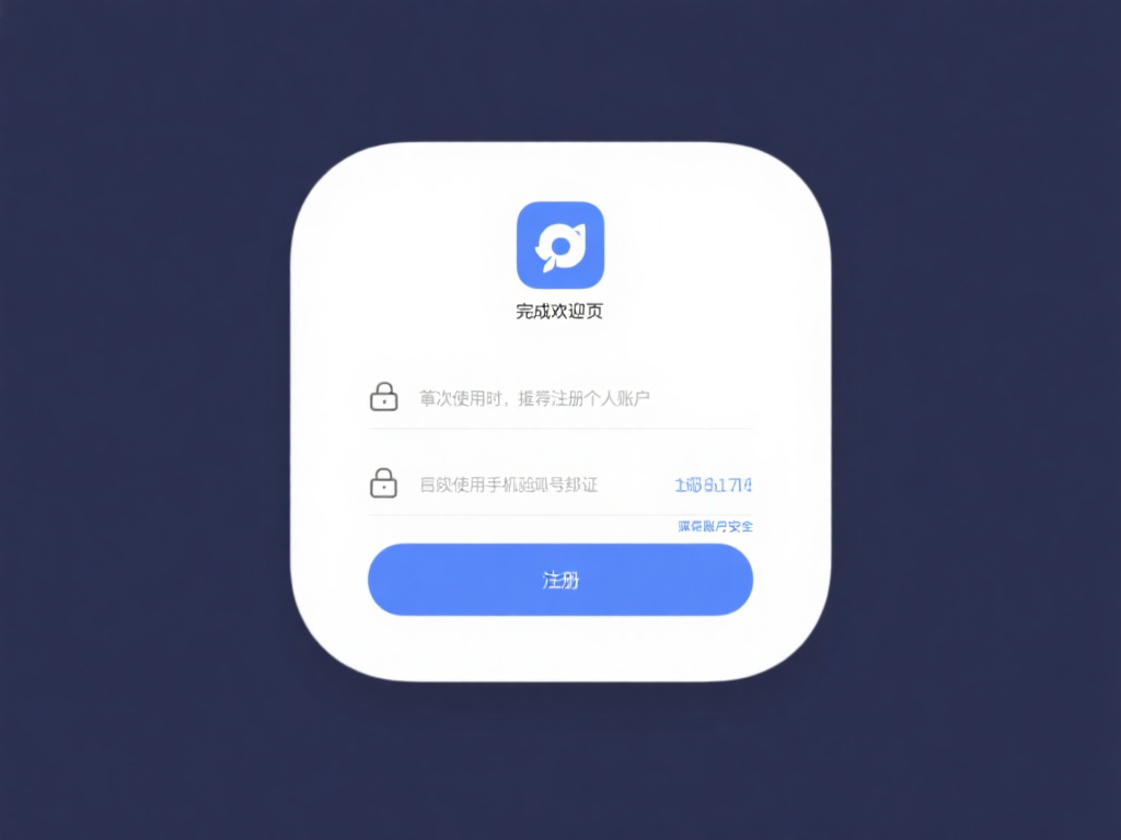 完成下载后，点击应用图标打开应用，进入欢迎页面。首